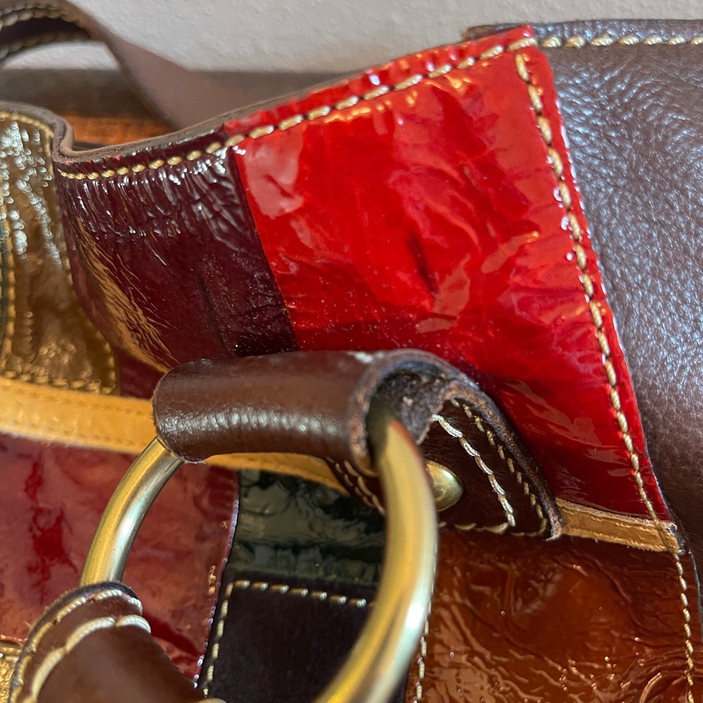 Fossil Multicolor Patchwork Shoulder Bag - Picture 15 of 16